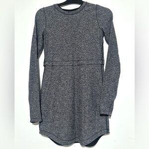 Ivivva Long Sleeve Heather Gray Dress Girls Size 12
